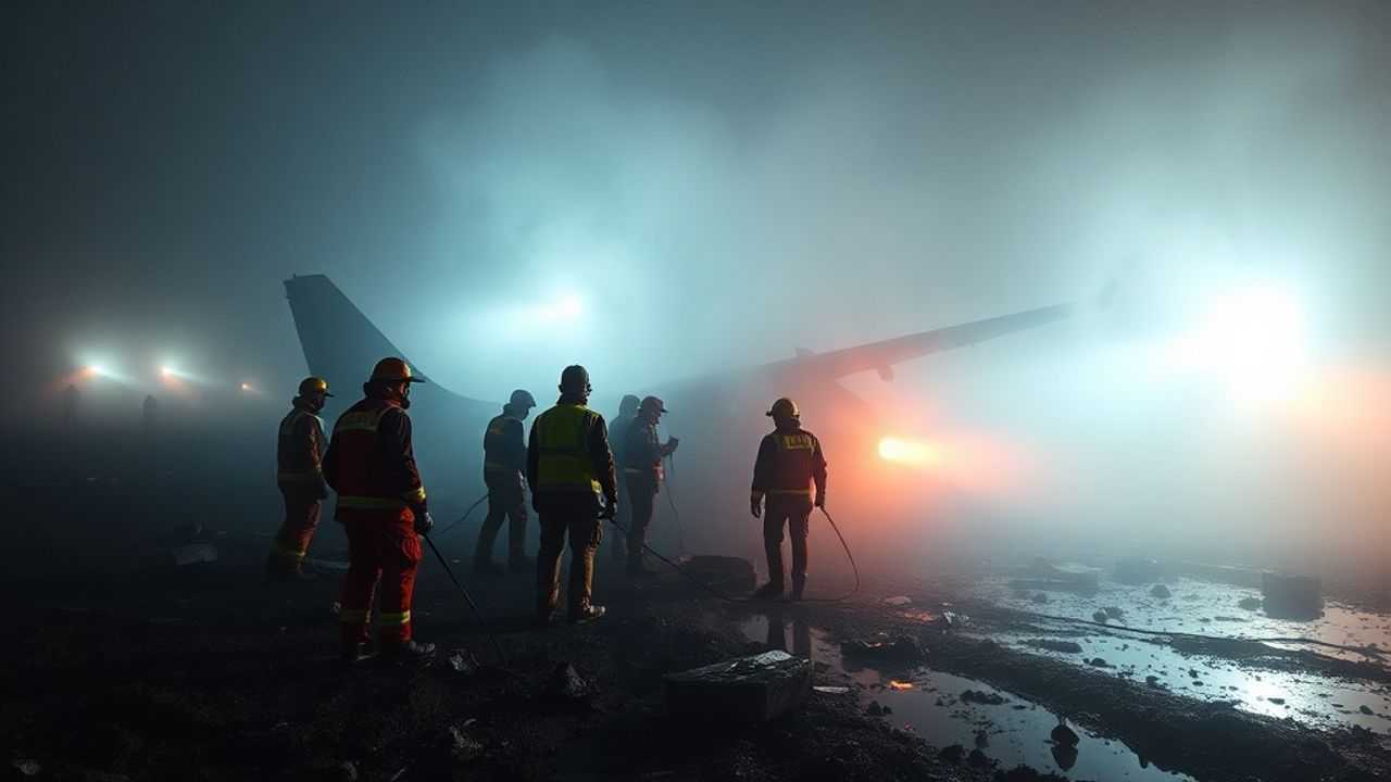 Ankara'da Libya Askeri Heyetinin Jet Kazasında Enkaz Çalışmaları Sürüyor