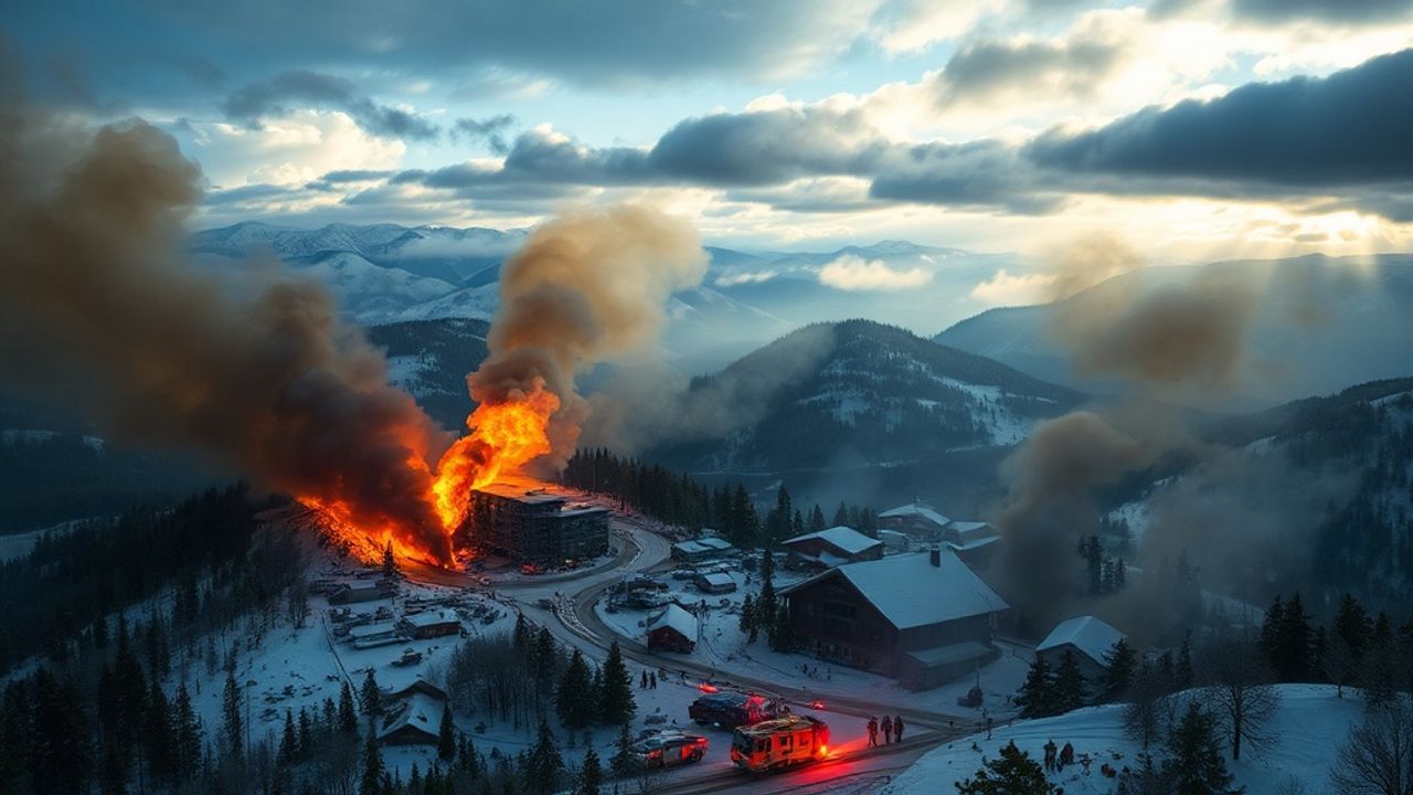 Kartalkaya Kayak Merkezi'ndeki yangına ilişkin rapor tamamlandı