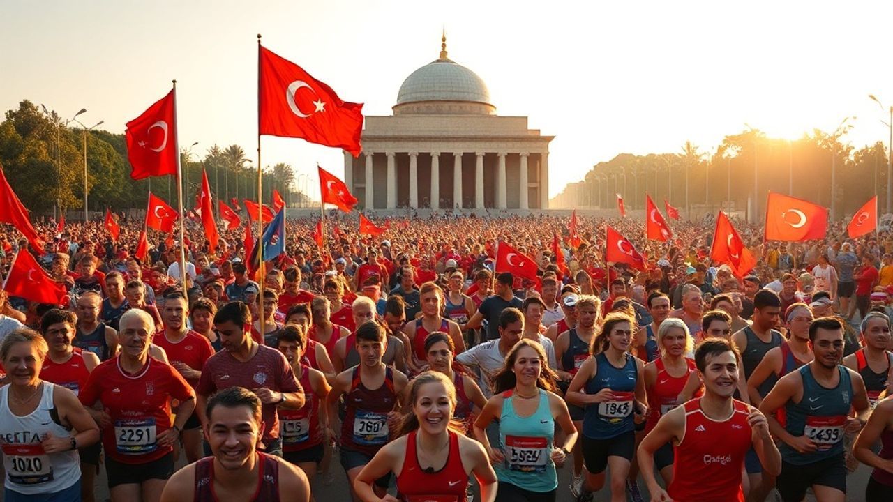 Atatürk Garnizon Koşusu'nda 106 Yıl Coşkuyla Kutlandı