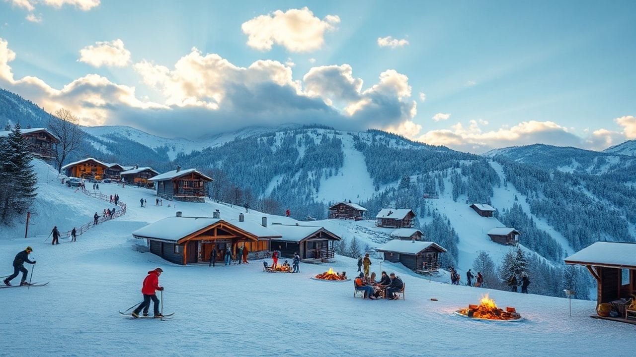 Yıldıztepe Kayak Merkezi'nde Kar Yağışı: Kış Turizminin Yıldızı Parlıyor