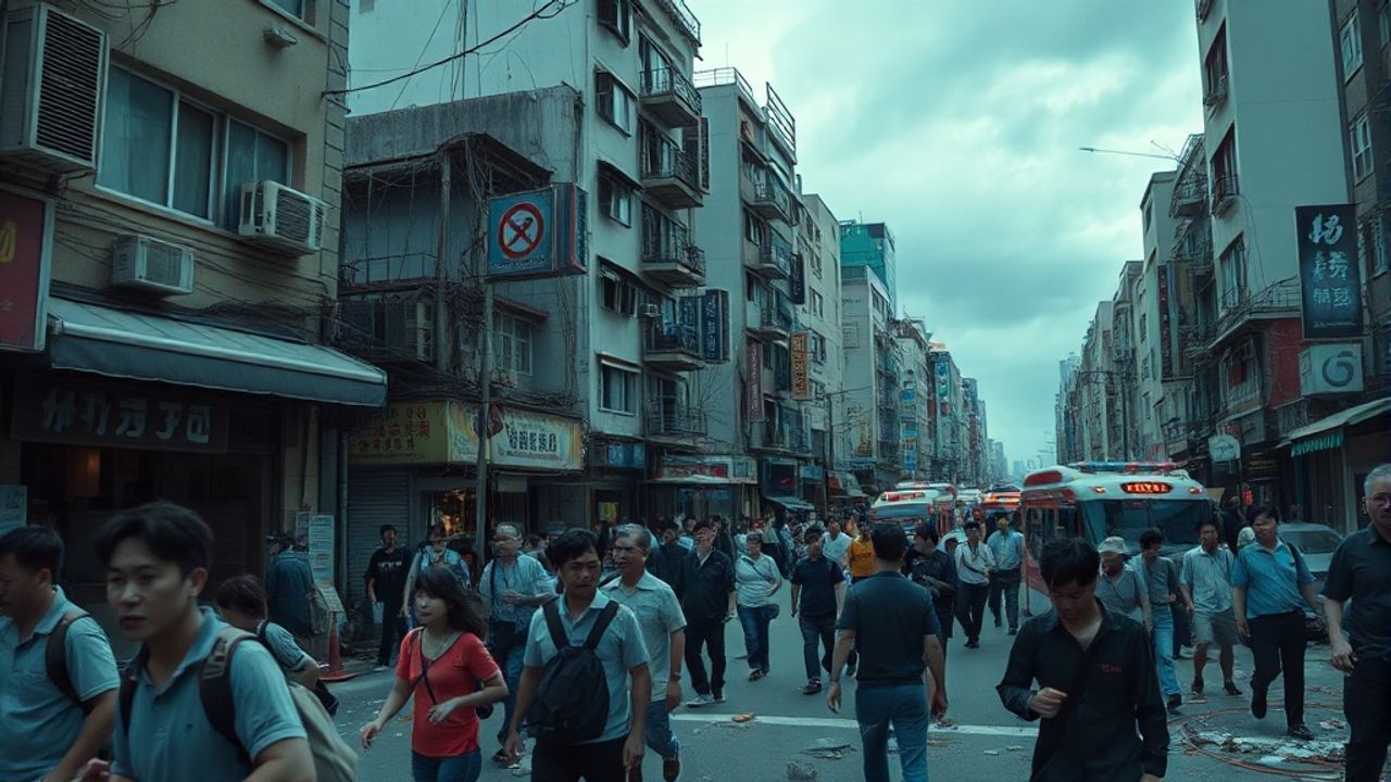 Tayvan Açıklarında 7 Büyüklüğünde Deprem Şoku