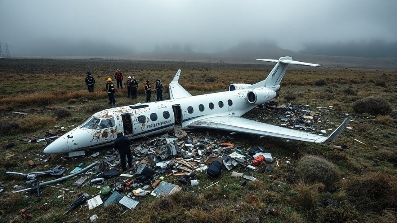 Ankara'da Düşen Özel Jetin Enkazında Kritik İncelemeler Tamamlandı