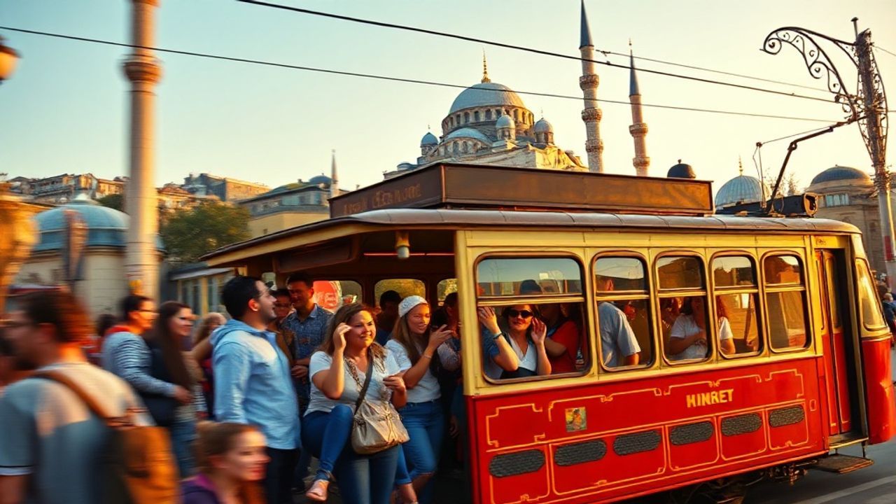 Kruvaziyer Turistlere Özel Tramvay Hizmeti Başlıyor