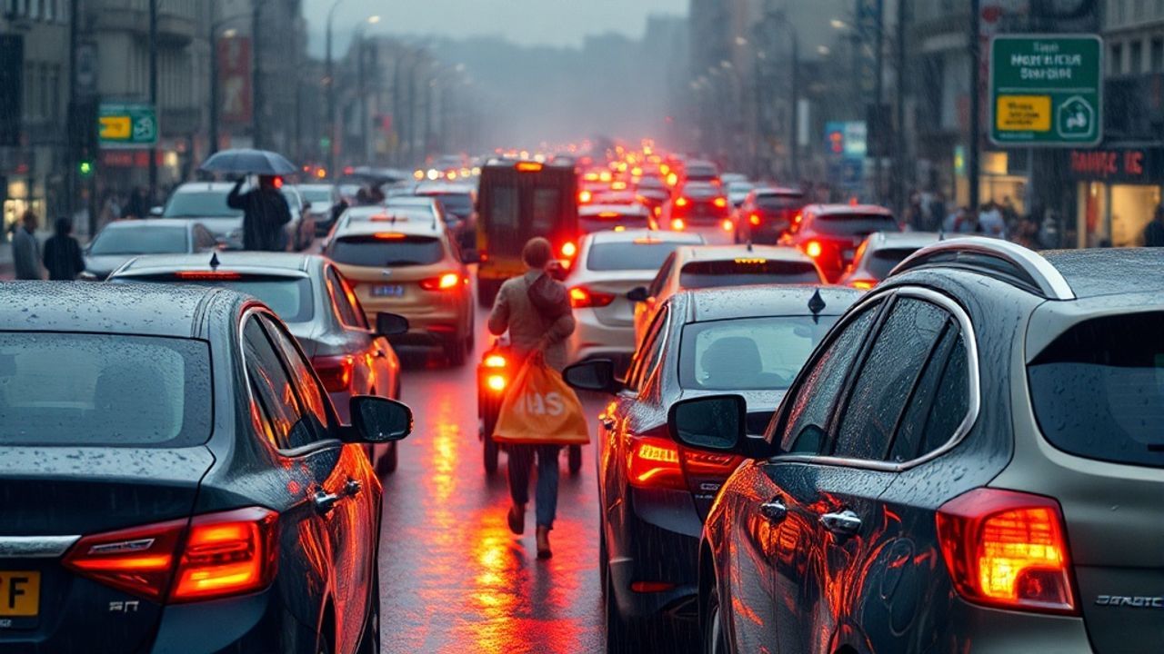 İstanbul Trafiğinde Yağmurun Etkisi: Yoğunluk Neden Yüzde 90'a Ulaştı?