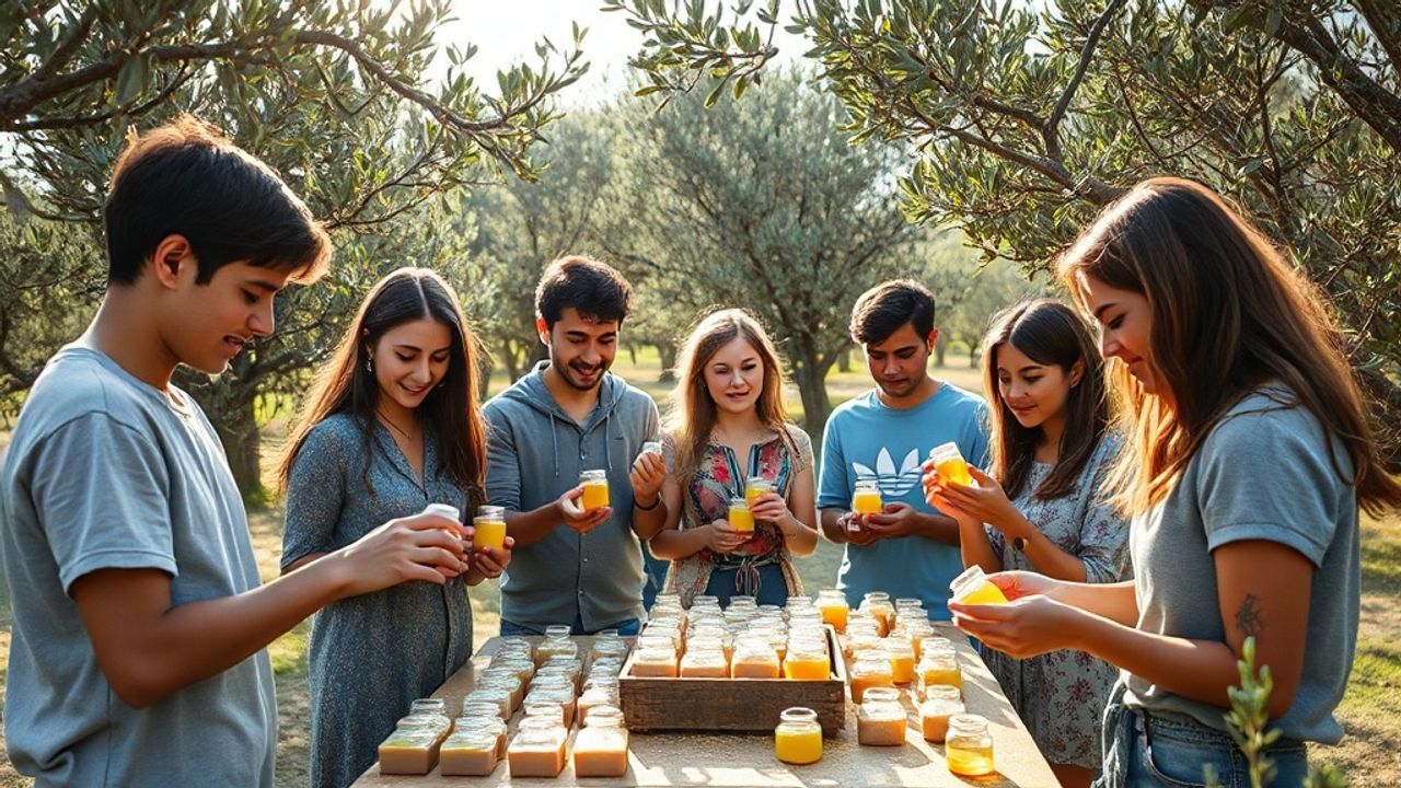 Üniversite Öğrencilerinden Filistin'e Destek: Atık Zeytinyağlarıyla Sabun ve Mum Üretimi