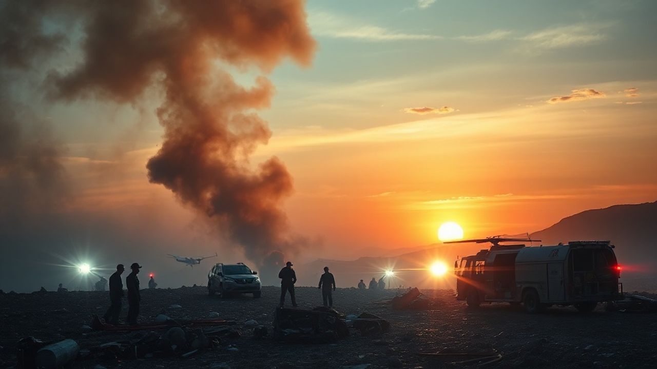 Libya Heyetini Taşıyan Uçak Düşmüş, Kara Kutu Bulundu