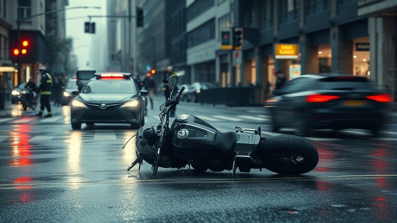 Trabzon'da Kırmızı Işıkta Motosiklet Kazası: 1 Ölü