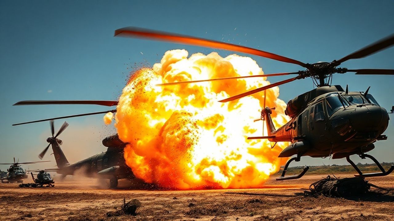 Sığınak Delici TOLUN Mühimmatı, UH-1 Helikopterini Vurdu