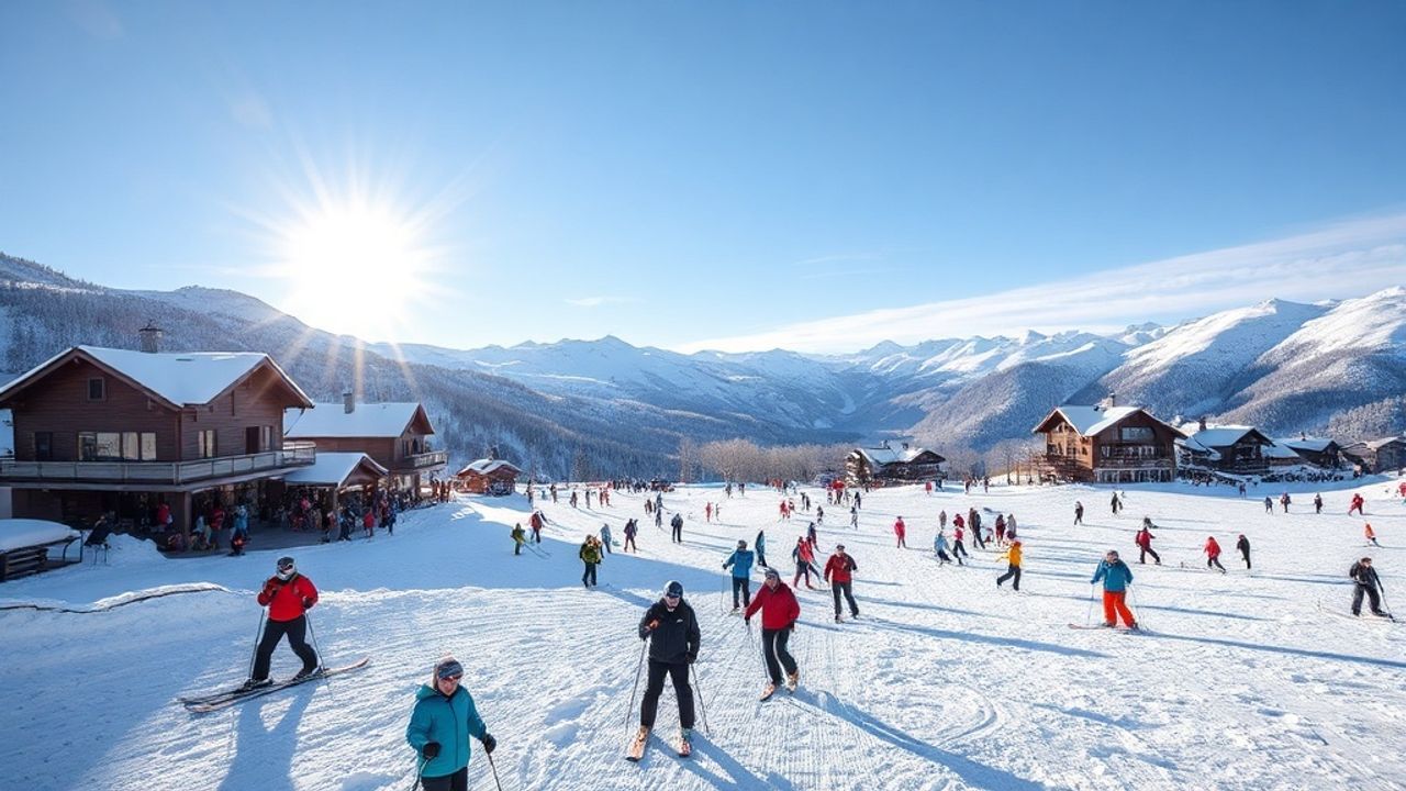 Uludağ'da Kış Tatili Yoğunluğu Zirveye Ulaşıyor