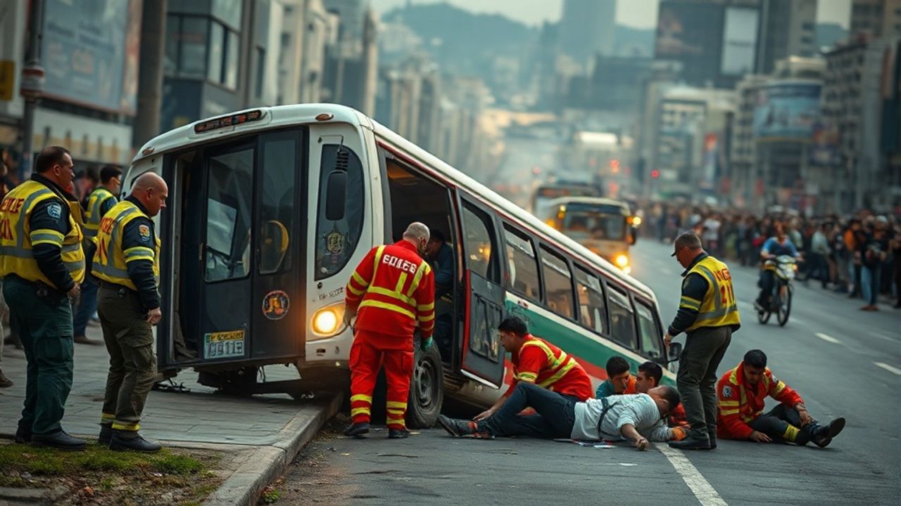 Esenyurt'ta Midibüs Devrildi: Yaralılar Hastaneye Sevk Edildi