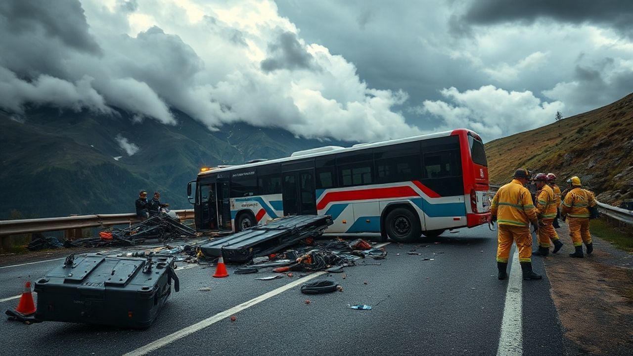 Erzincan'da Otobüs Tıra Çarptı: 3 Yaralı