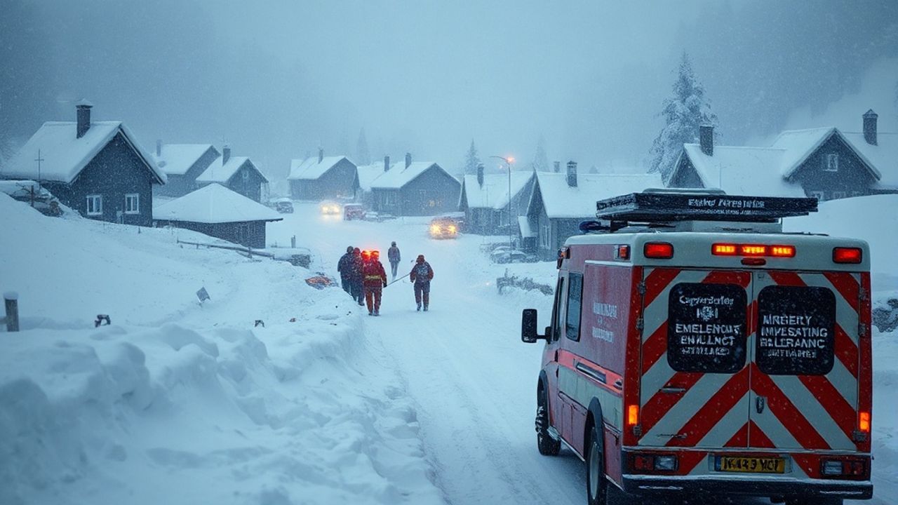 Kars'ta köyde mahsur kalan hasta, ekipler tarafından kurtarıldı