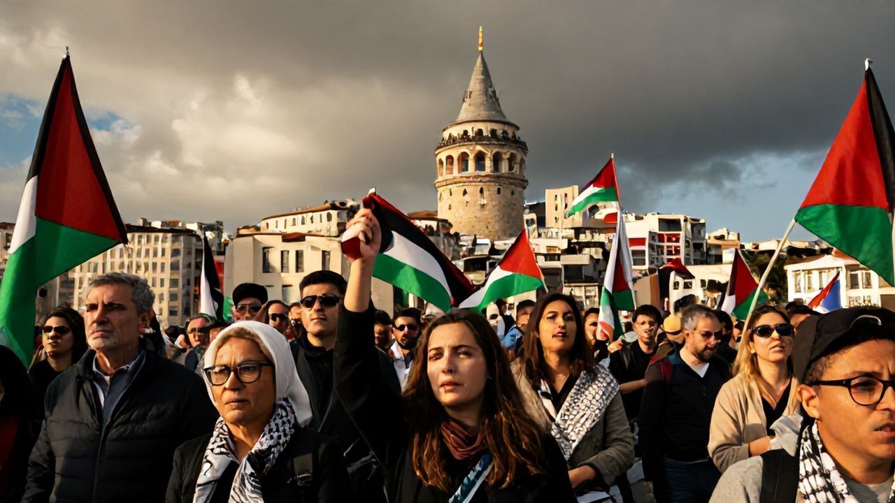 TÜGVA Başkanı Beşinci: Galata Köprüsü Vicdan Kürsüsüne Dönüşüyor
