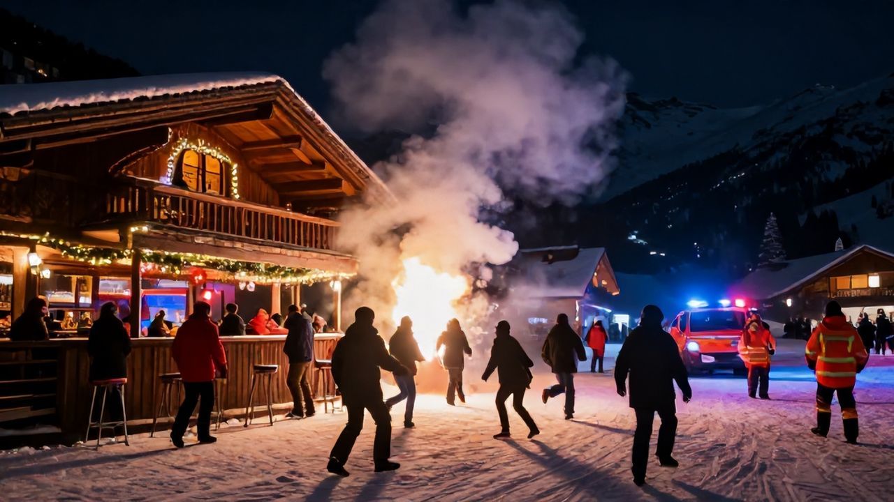 İsviçre'de Yılbaşı Patlaması: 40 Kayıp, 115 Yaralı