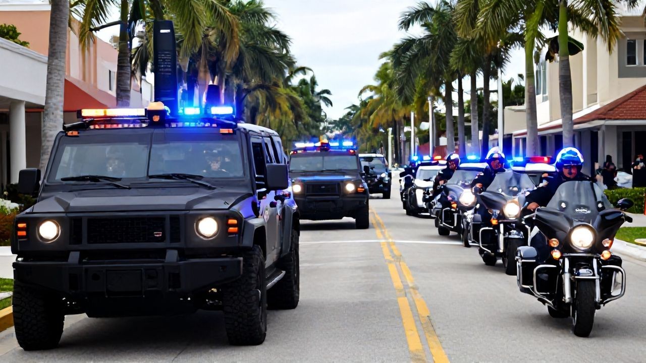 Başkan Trump'ın Konvoyunda Şüpheli Nesne Alarmı: Rota Değişti