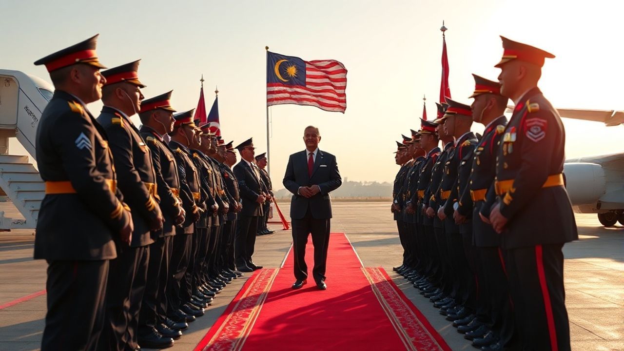 Bakan Güler, Malezya Başbakanı Enver İbrahim'i Ağırladı