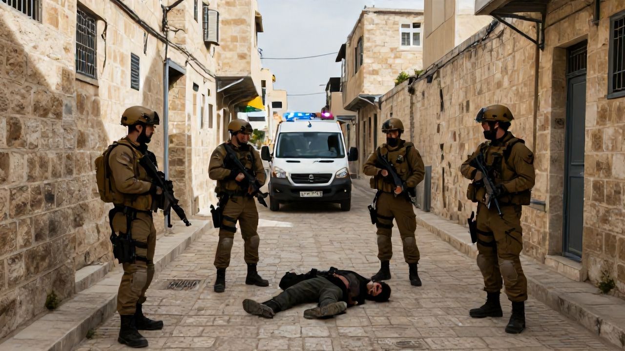 İsrail askerlerinden El Halil'de operasyon: Filistinli yaralı yakalandı