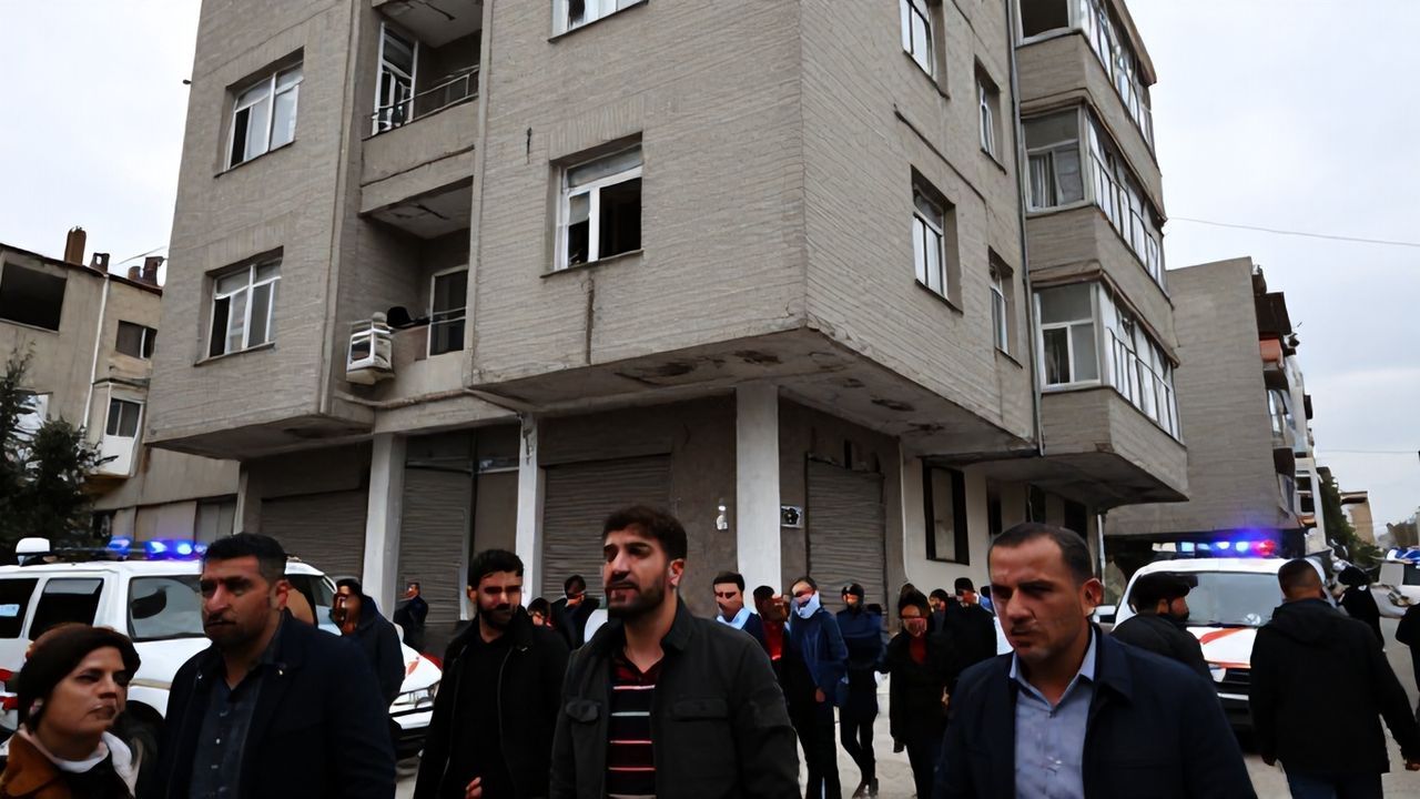 Şanlıurfa'da Kolonlardan Gelen Sesler Paniğe Neden Oldu: 6 Katlı Bina Tahliye Edildi