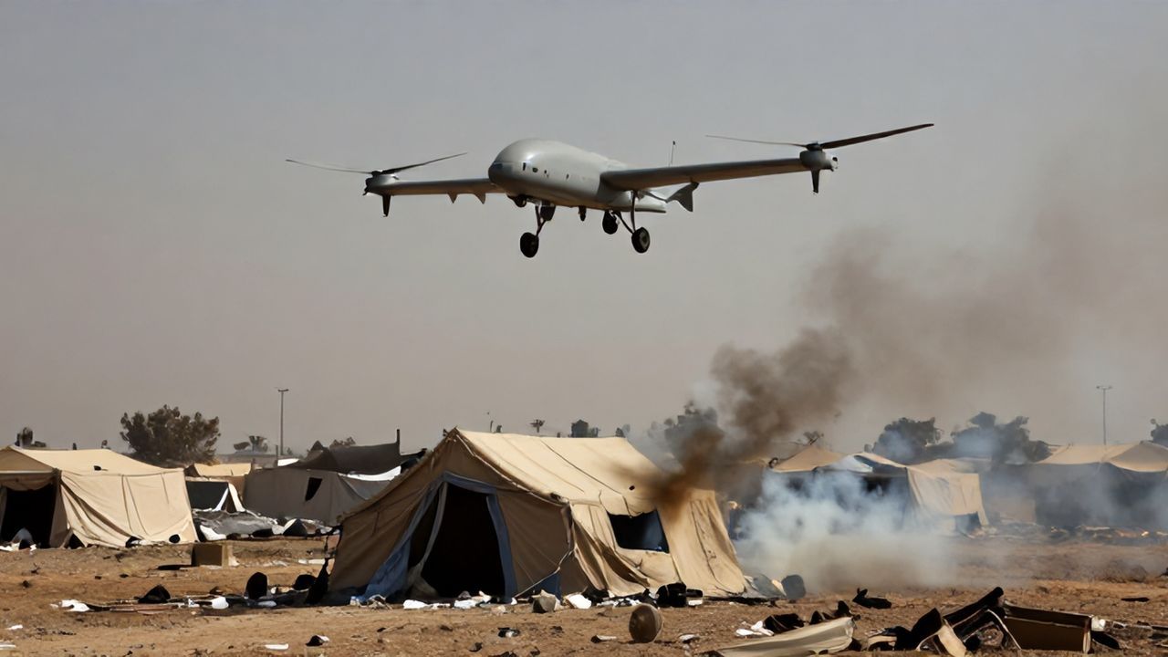 İsrail İHA'sı Gazze'de Çadırı Bombaladı: 4 Yaralı