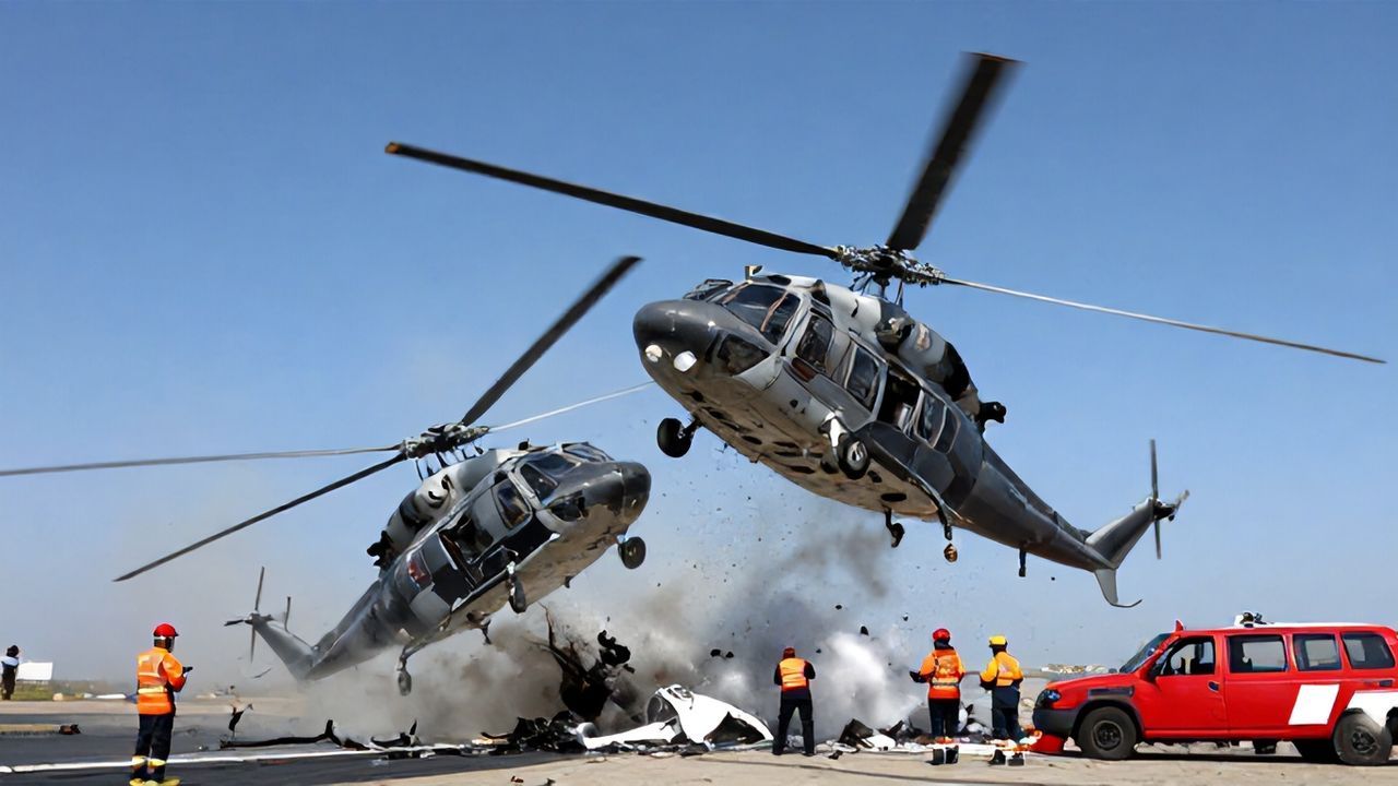 ABD'de iki helikopterin havada çarpışması: 1 ölü, 1 yaralı