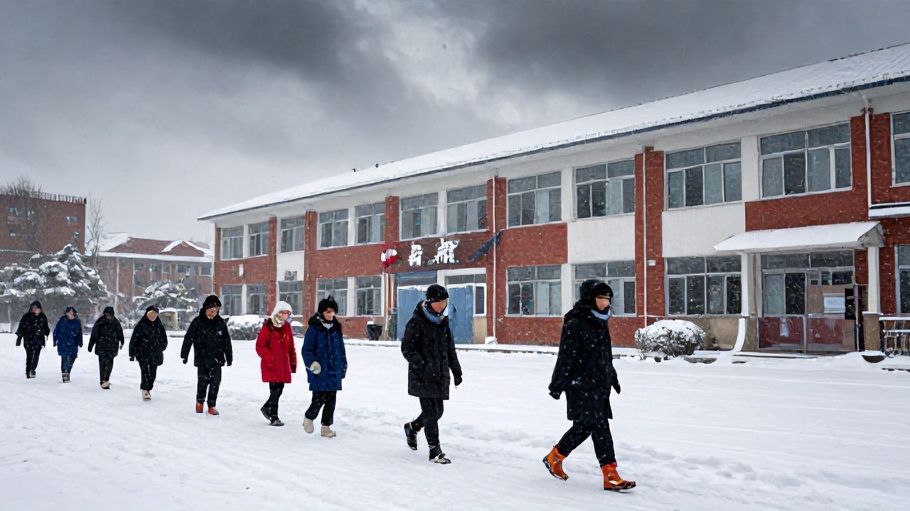 Kar Yağışı Eğitimi Görünmez Kılacak