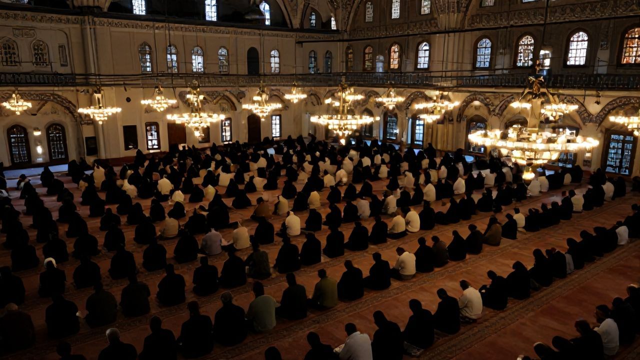 Miraç Kandili Coşkusu Beştepe Millet Camisi'nden Canlı Yayınla Ekranlarda