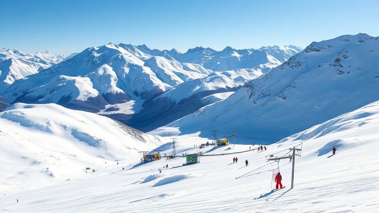 Palandöken'de Kayak Keyfi: Kar Kalınlığı 192 Santimetreye Ulaştı