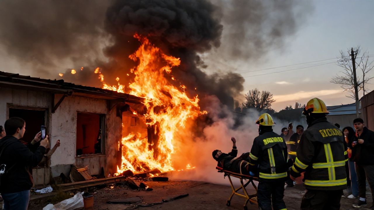 Kadıköy'de Metruk Binada Yangın: Pencereden Atlayan Kişi Ağır Yaralı