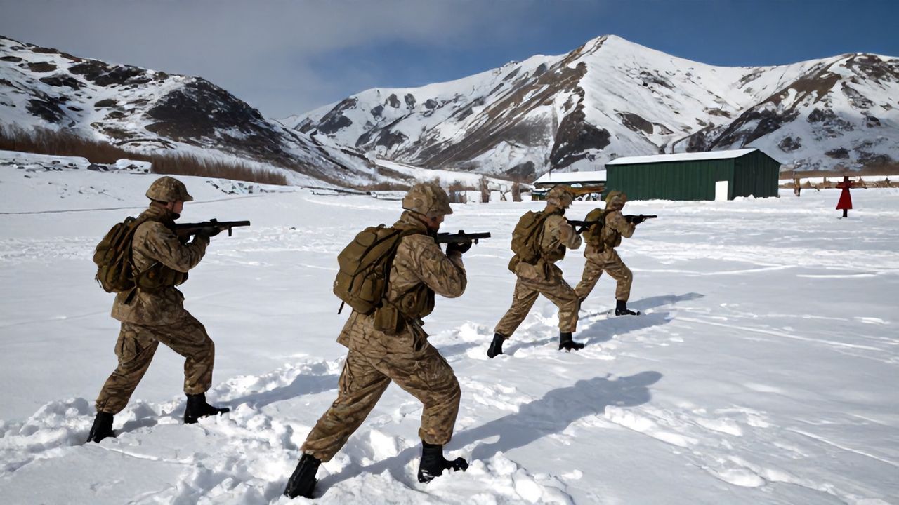 Kars'ta Mehmetçik'ten Barınma ve Çığ Kursu