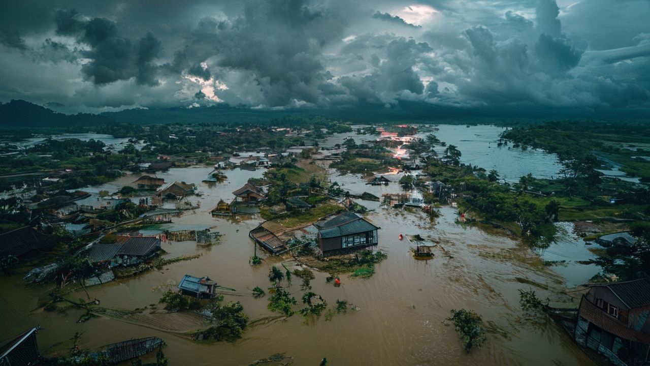 Endonezya'da Şiddetli Yağışlar 16 Can Aldı