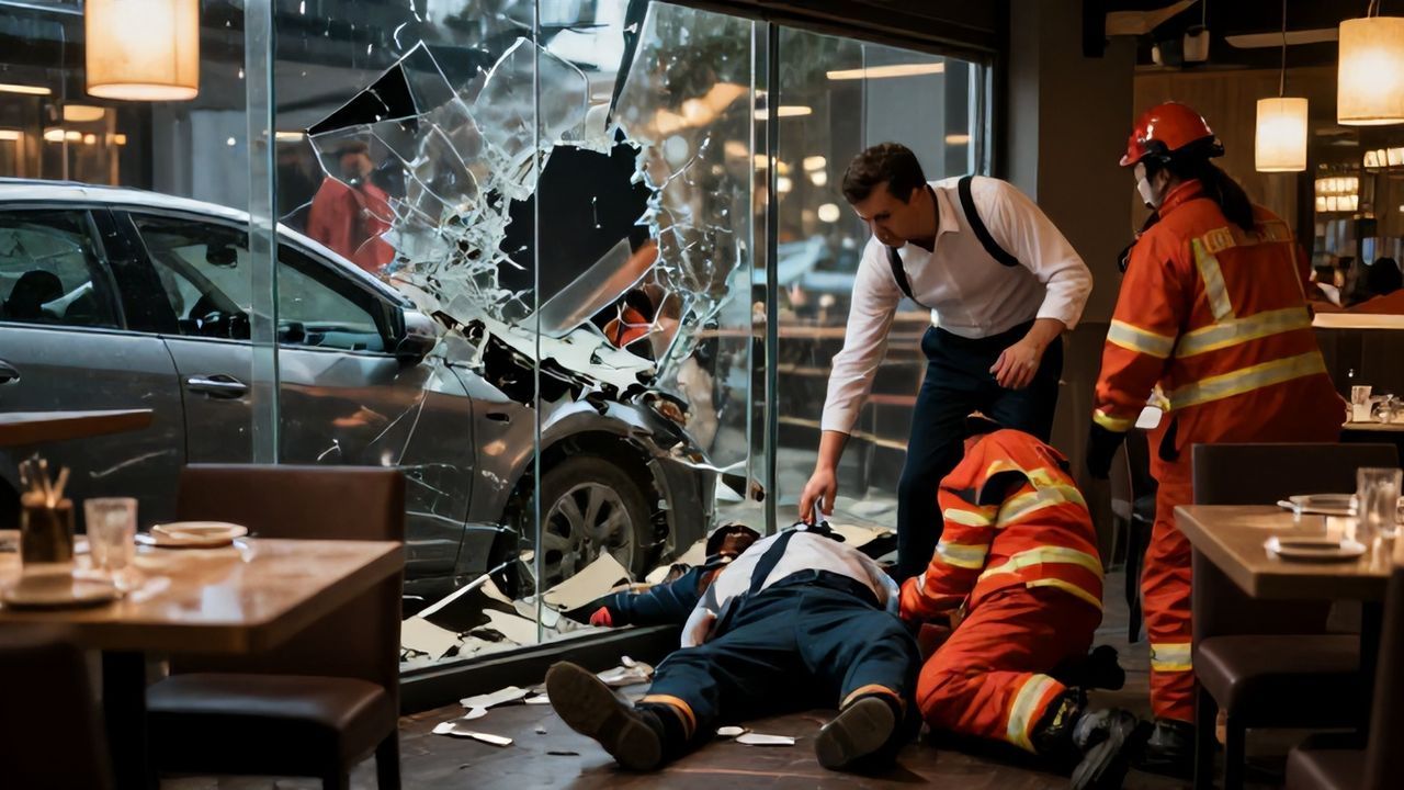 Cahit Berkay Restorana Aracıyla Girdi, Garson Yaralandı!