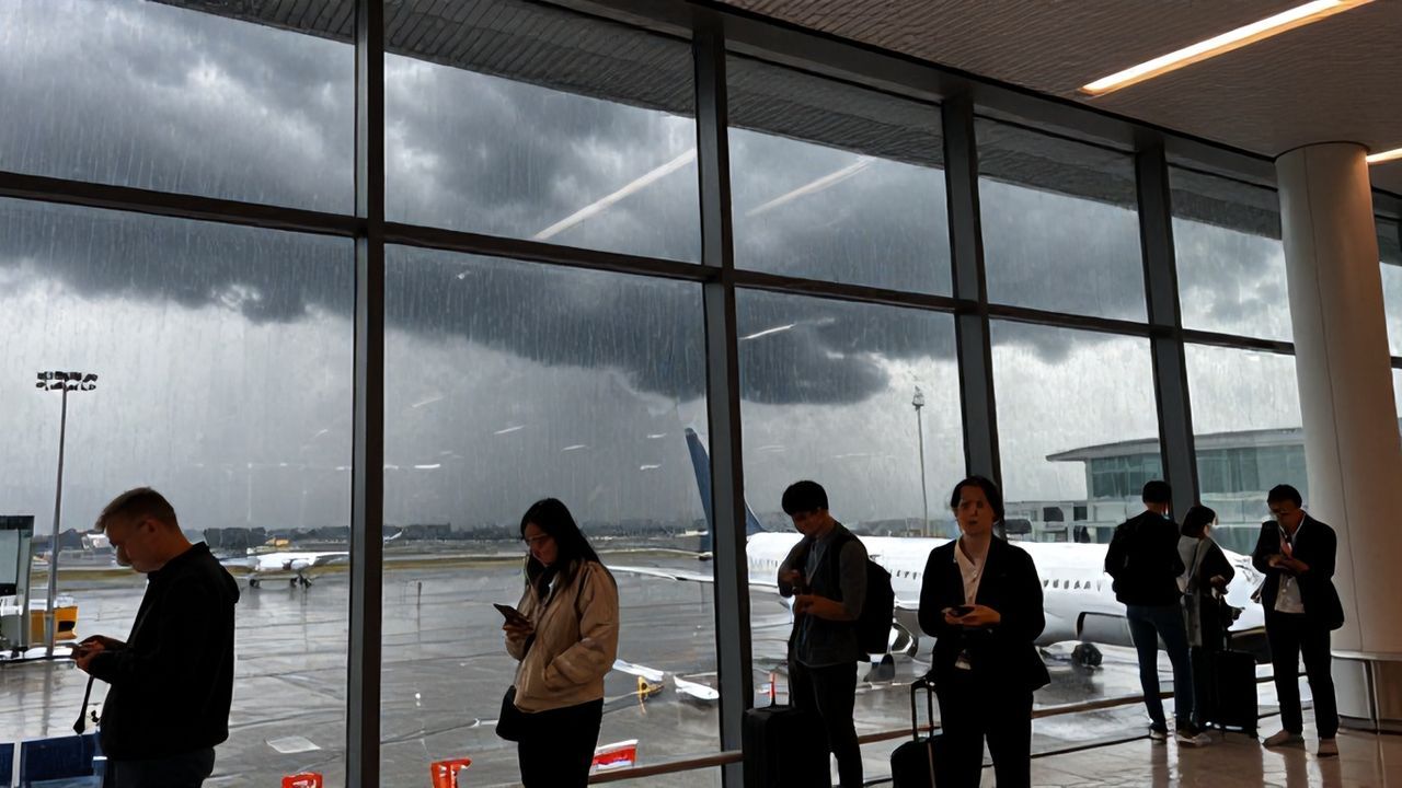 AJet'ten Sabiha Gökçen'de Fırtına Darbesi: 38 Sefer İptal