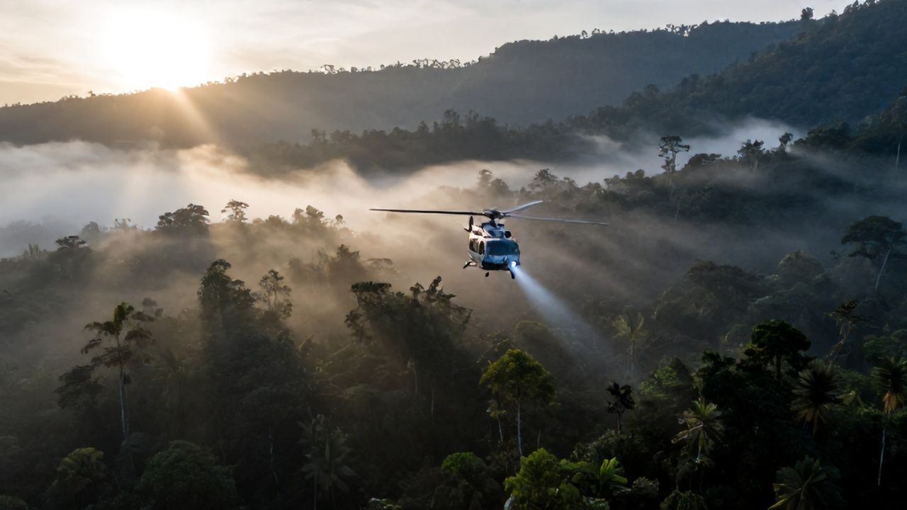 Endonezya'da 10 Kişilik Uçak Kayıp: Geniş Çaplı Arama Başladı