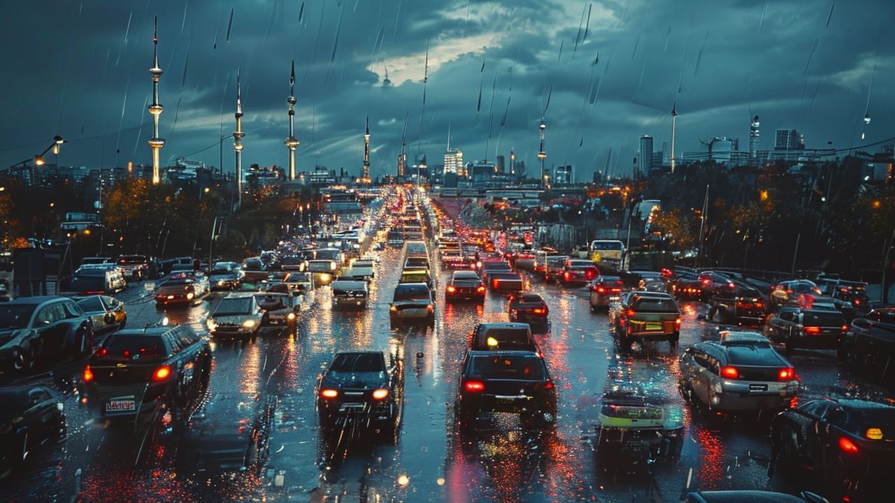 İstanbul'da Akşam Trafiği Zorluyor: Yoğunluk Yüzde 71'e Ulaştı