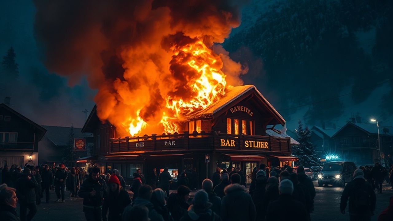 İsviçre'deki Bar Yangını: Güvenlik Denetimi 2019'dan Beri Yoktu