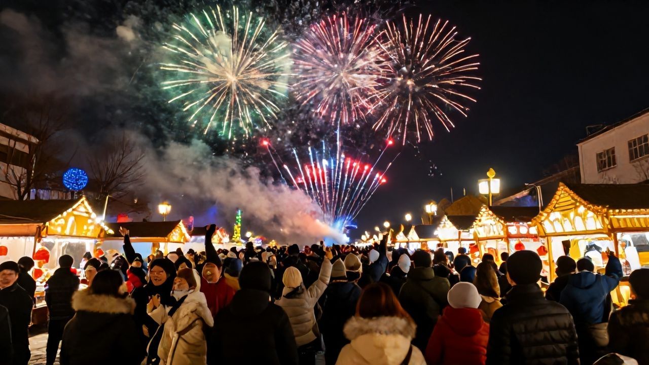 Türkiye'de Yeni Yıl Coşkusu Meydanları Sardı