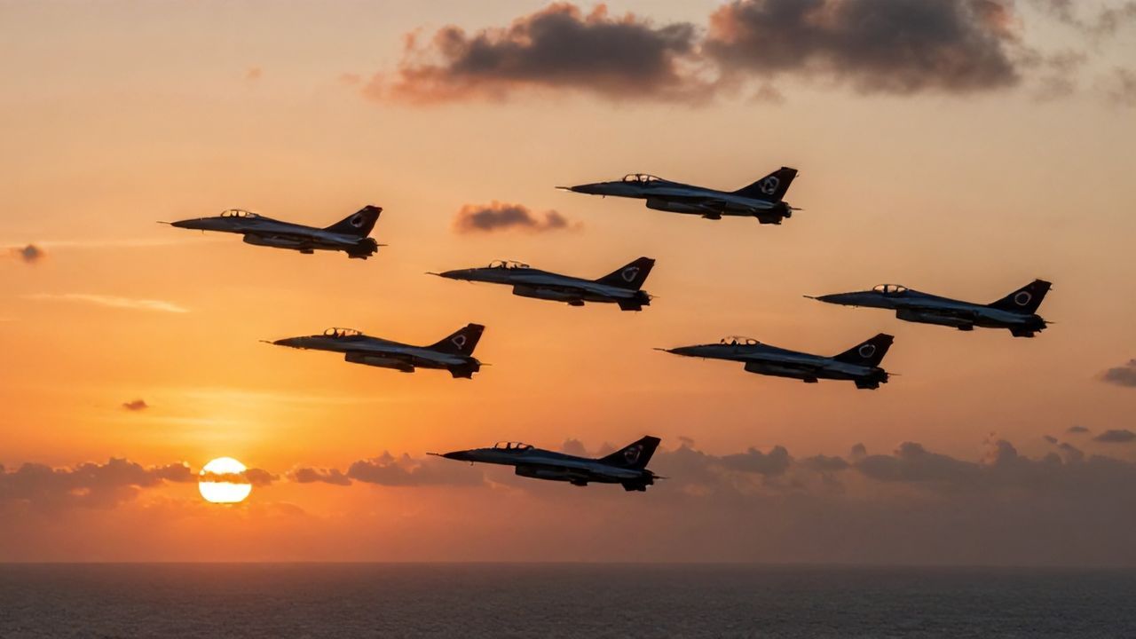 Türk Hava Kuvvetleri Kıbrıs'ta Eğitim Uçuşu Gerçekleştirdi