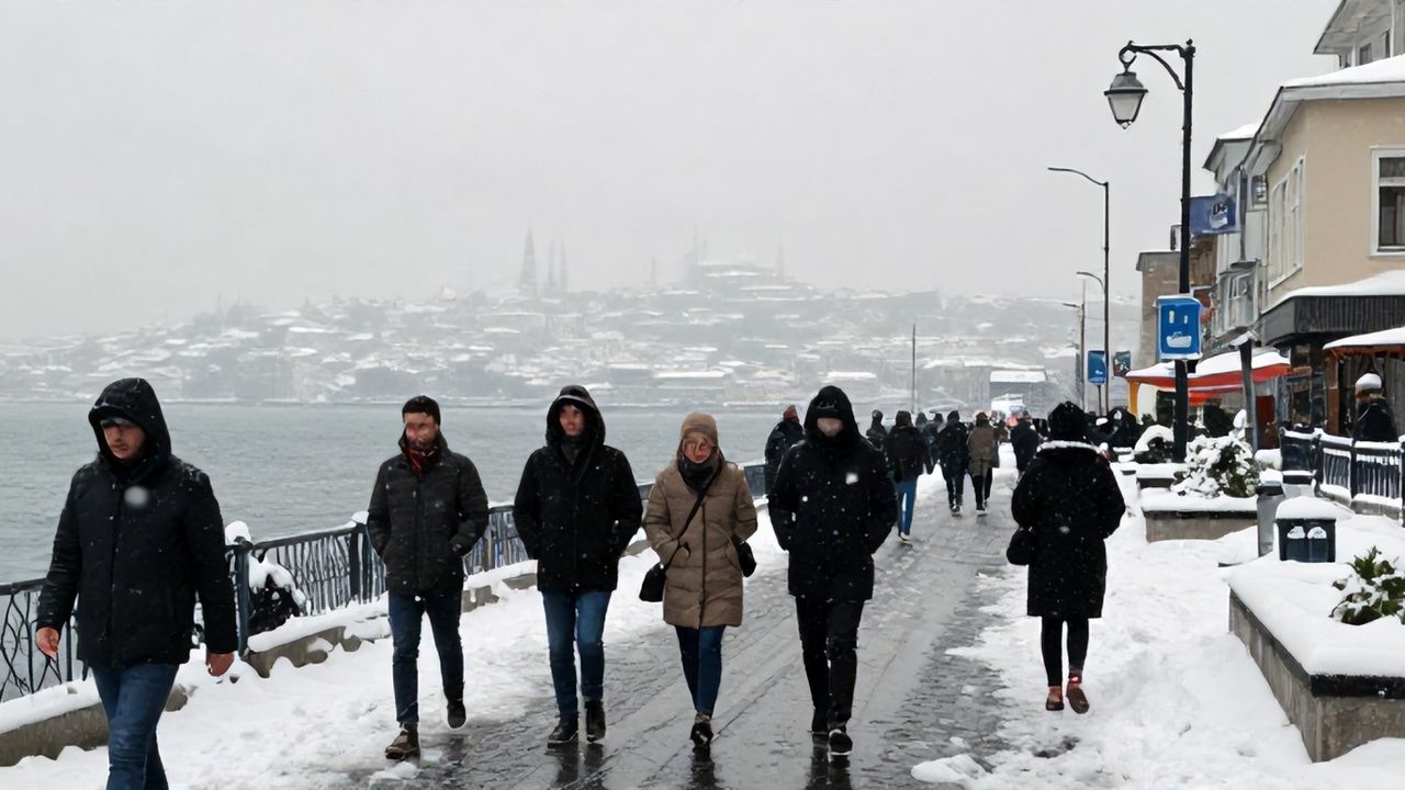 İstanbul'da Kar Yağışı Alarmı: Buzlanma ve Don Beklentisi