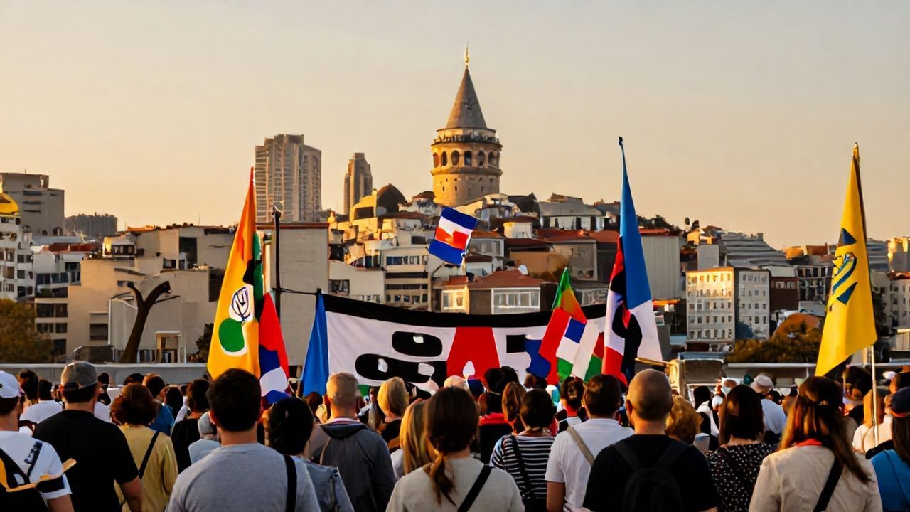 STK'ler 1 Ocak'ta Galata Köprüsü'nde Filistin İçin Buluşuyor