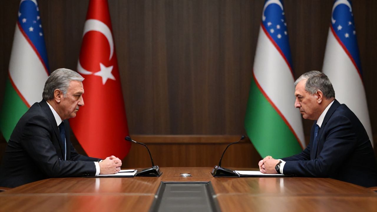Ankara'da Kritik Zirve: Erdoğan ve Mirziyoyev'den Önemli Görüşme