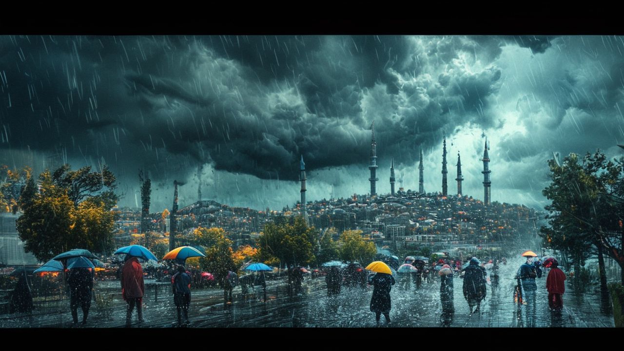 İstanbul’da Fırtına ve Sağanak Uyarısı Yapıldı!