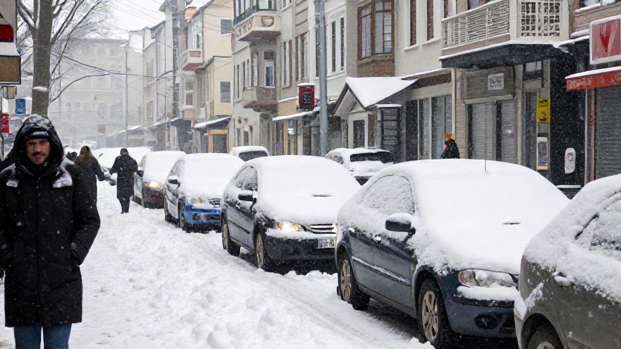 İstanbul'da Yılın İlk Günü Kar Kazalarına Sahne Oldu