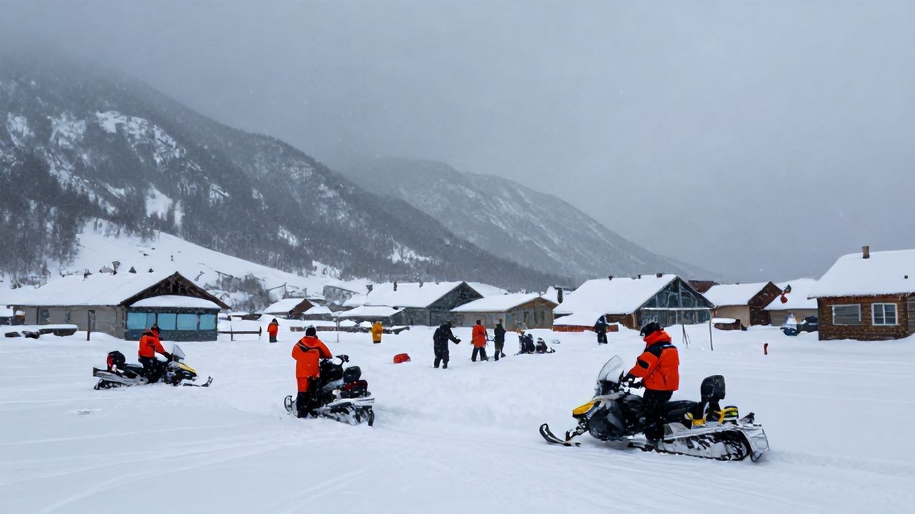 Artvin'de Zekeriya Köyü'nde Çığ Felaketi