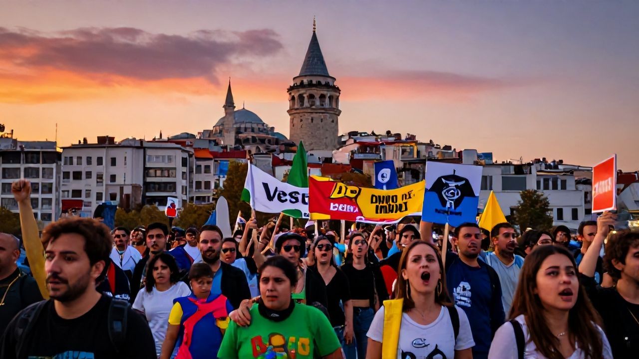 İstanbul'da Filistin İçin Tarihi Yürüyüş: 520 Bin Kişi Bir Araya Geldi