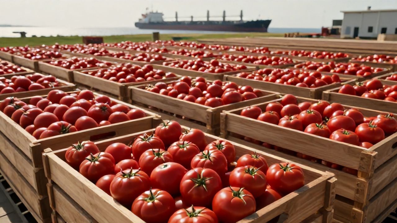 Türkiye, 2025 Yılında 401 Milyon Dolarlık Domates İhracatına İmza Attı