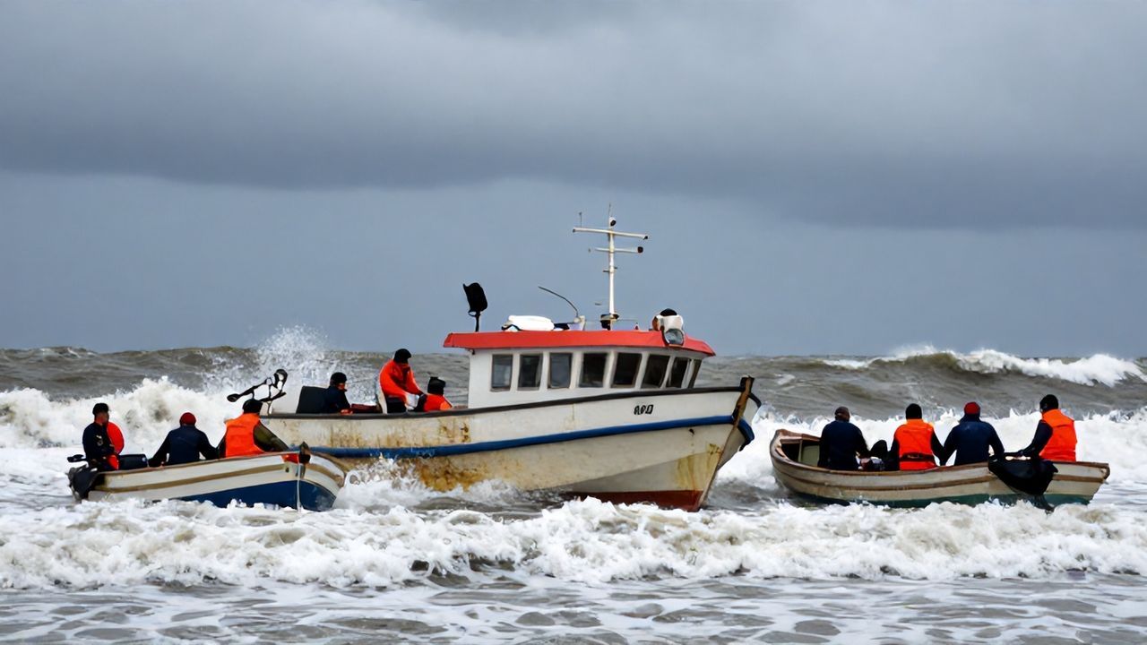 Gambiya Açıklarında 200 Göçmeni Taşıyan Tekne Alabora Oldu