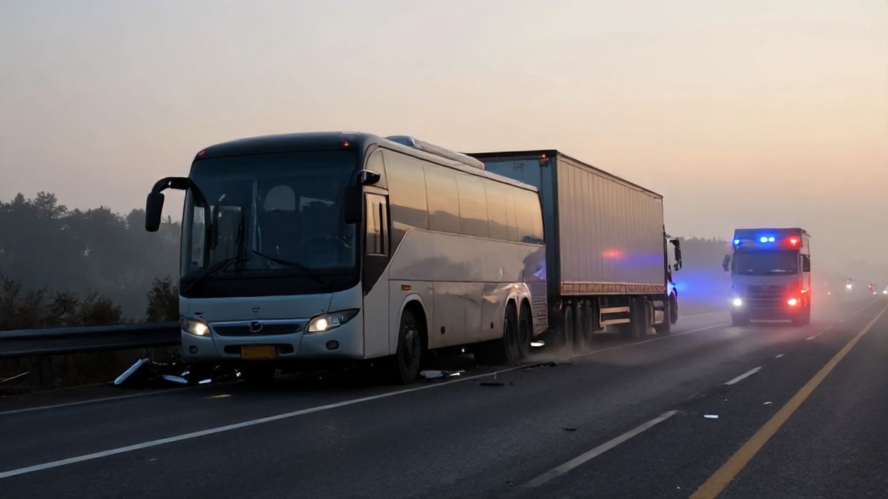 Anadolu Otoyolu'nda Feci Kaza: Otobüs Tıra Çarptı, 2 Can Kaybı