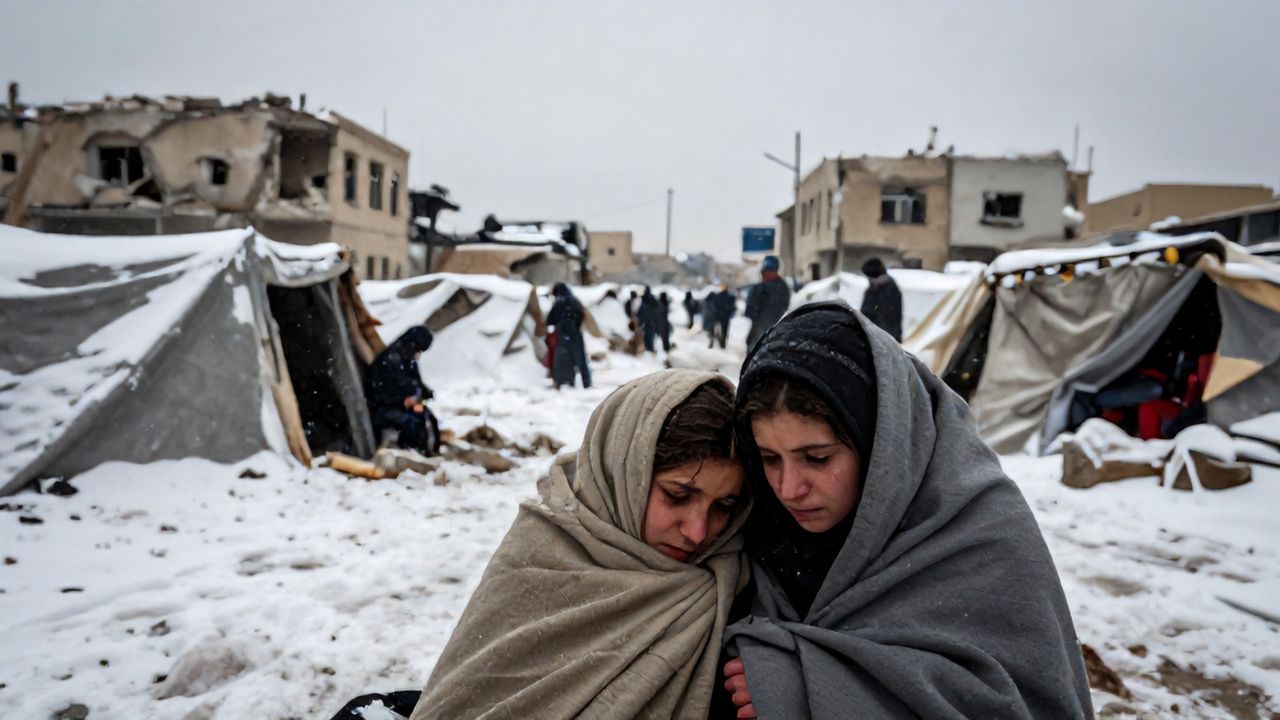 Gazze'de 2 aylık bebek soğuktan hayatını kaybetti