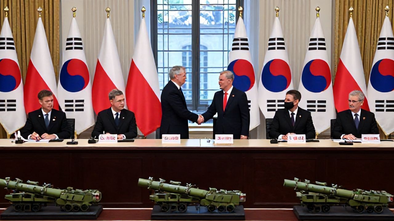 Polonya ve Güney Kore'den Füze Üretim Anlaşması