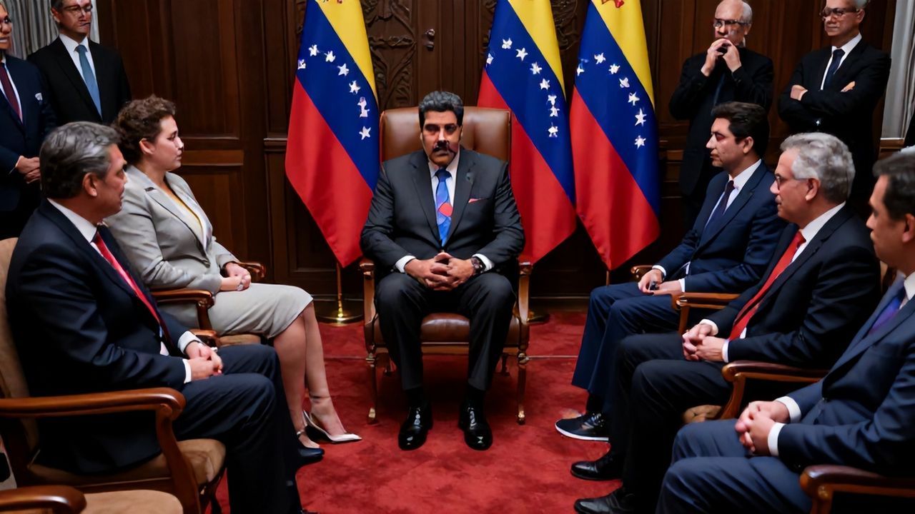 Maduro'nun Çin Heyetiyle Son Görüşmesi Dikkat Çekti